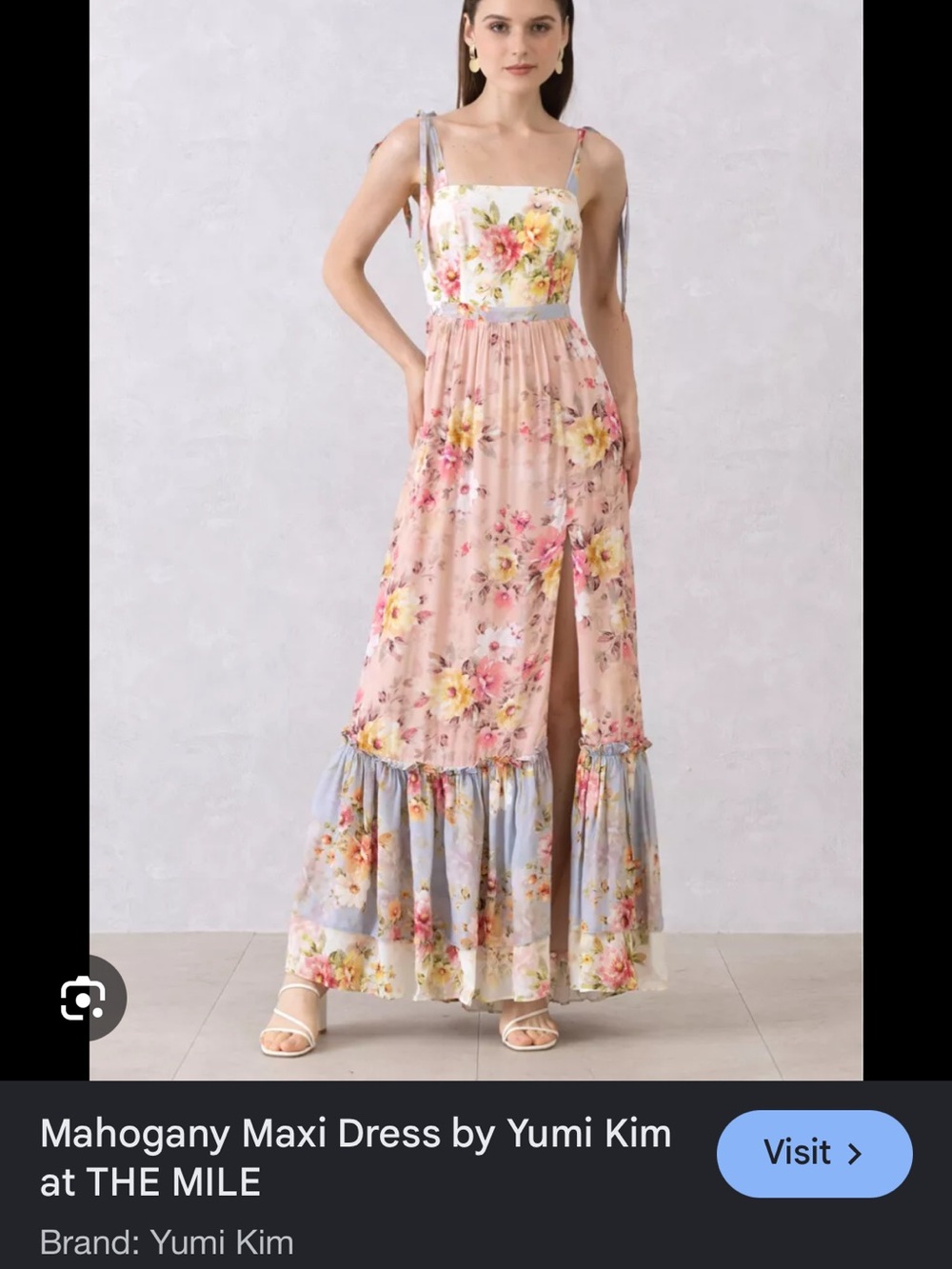 Yumi Kim Mahogany Maxi Dress in dazzling garden